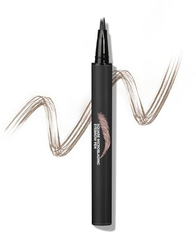 Anglicolor Matita Sopracciglia,Punta precisa a pennello,Per Sopracciglia Folte e Colorate,No Transfer,Dura tutto il giorno,Infaillible Faux Brow,Vegan & Cruelty-Free,0.6 ml (02 BRUNETTE)