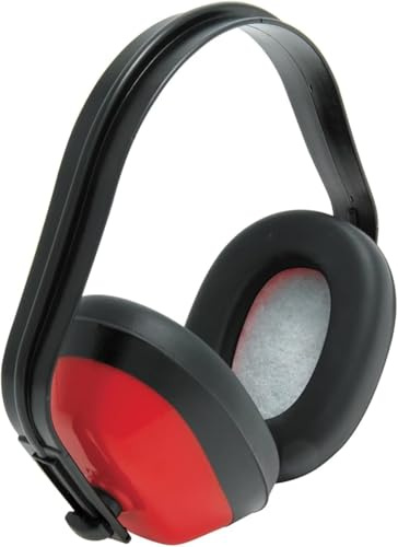TANIASHOP Cuffie Antirumore da Lavoro SNR 26 dB Regolabili – DPI Protezione Udito Professionale – Norma EN 352-1 CE per Officina Cantiere Industria Fai da Te