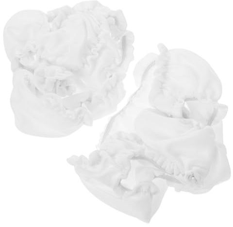 Totority 2 Stück Puppenhöschen für Reborn Babypuppen aus Hautfreundlichem Stoff Wiederverwendbare Puppenwindeln für Kleinkinder Puppenzubehör für Rollenspiele