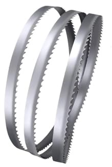 Largeur 16-75 mm Lames de scie à ruban Tct Pointe en carbure pour machines de scie à ruban horizontales et verticales Lames de scie à ruban en carbure, une couleur, 3900 x 34 mm
