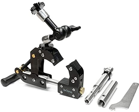 Brinno ACC1000P Camera Clamp – Stainless Steel - Heavy Duty Camera Mounting Kit – Industrial Quality Professional – 360° Rotating Tripod – Extension Poles – Magic Arm - Install Everywhere