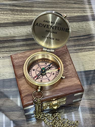 Gravierter Kompass, benutzerdefinierter Kompass, personalisierter Kompass, Arbeitskompass, funktioneller Kompass, Trauzeugengeschenk, Vatertagsgeschenk, Valentinstagsgeschenk