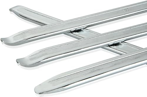 GOYADA 4 Pcs Démonte Pneu Trottinette 30 cm Demonte Pneu Manuel Moto/Voiture en Acier au Manganèse pour Vélo Moto - Argent