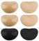 MIVAIUN 3 Paires Coussinets Soutien-Gorge Auto-Adhésif Coussinets Soutien-Gorge, Amovibles Push Up Breast Enhancer, Coussinets Soutien-Gorge et Volumateurs, pour Bikini