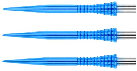 RÖD DRAGON Raptor GT Blå gripade dartpunkter – 1 set per förpackning
