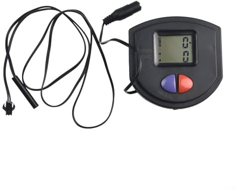 Zoegneer Stepper Counter Display, Black LCD Display For Fitness Machines, Step Counters And Exercise Bikes 82 * 82 * 20mm