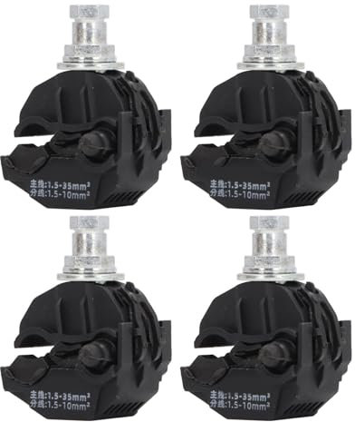 5 Pezzi Connettore Perforante Isolante 1KV Morsetto Perforante Senza Peeling Divisore Cavo Ad Alta Bassa Tensione per Illuminazione Stradale (JJC-2)