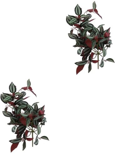 Garneck 2pcs Realistic Rattan Wall Hanging Ornament Decor Simulated Vine Elegant Home Decor for Living