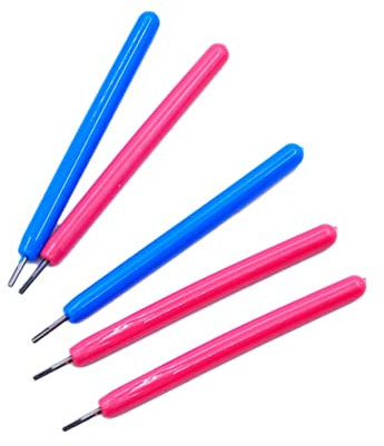 STOBOK 5 STK Quilling-Werkzeuge aus Papier Papercraft-Nadel Lockenwickler aus Papier Rollwerkzeug für Papierhandwerk Quilling Schlitzwerkzeuge DIY-Tool Papier verzweigter Stift