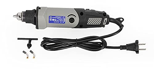 Amoladora eléctrica de 400 W, taladro eléctrico, lijadora de barra eléctrica, herramienta giratoria de 6 posiciones con velocidad variable 220 V, para cortar, cortar, pulir, perforar