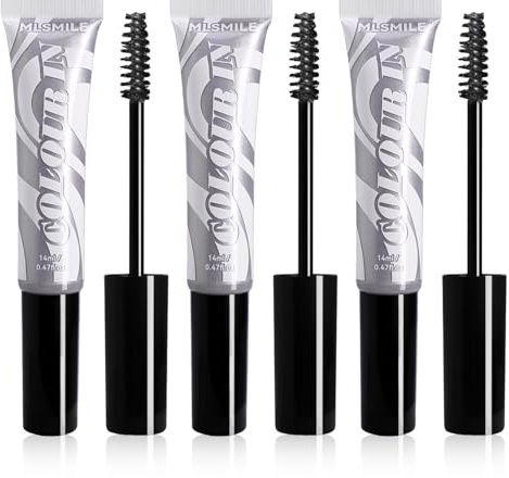 Haarfarbe Silbergrau natürliches Haarfarbstoff-Creme für alle Haartypen, langlebige Farbe, unisex, 14 ml/Tube