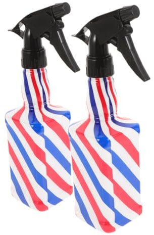 BESTYASH 2pcs Vintage Kettle Design Hand Pump Misting Spray Bottle for Hair Refillable and Portable Fine Mist Sprayer for