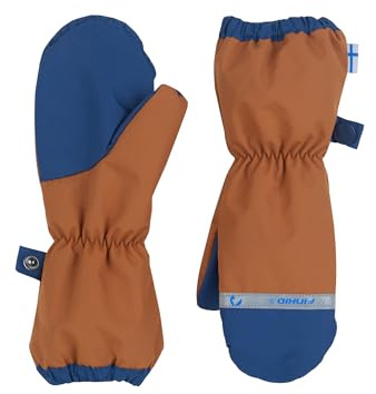 Finkid Pakkanen wetterfeste Kinder Outdoorfäustlinge mit Stulpe für Mädchen und Jungen