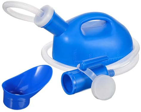 LOORGVEL Tragbares Urinal und Auslaufsicher für Frauen 2000ml aus Kunststoff mit Großer Kapazität für Reisen und Autofahrten