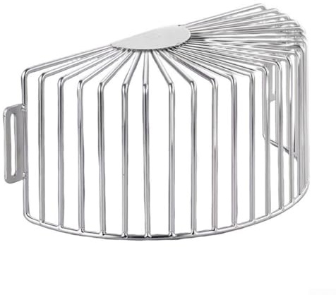 TONIXY Protezione per le foglie del tubo di scarico, in acciaio inox 304, filtro per grondaia, protezione contro i detriti di ratti, colore argento (260 mm)