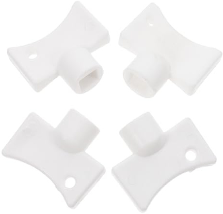Toddmomy 4pcs Radiator Bleed Valve Keys Square Socket Metal Plumbing Valve Bleeder Set for Radiator Heater Water Tap Maintenance