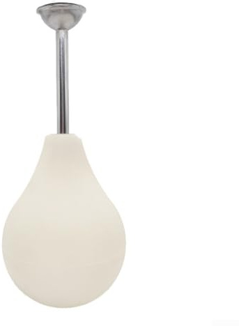 Yuanpgky Pulvérisateur de plantes pour jardin et fleurs, grand atomiseur avec long bec, boule d'arrosage en PVC et acier inoxydable pour l'entretien des plantes d'extérieur (blanc)