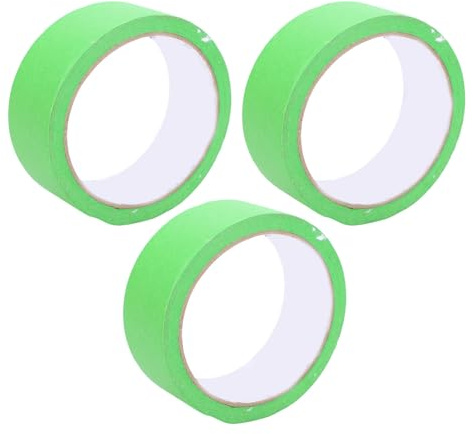 XUMIUZIY Ruban Adhésif pour Peintres 3 Pièces, Masquage Adhésif pour Peinture de Voiture, Outil de Décoration de Jointoiement Manuel, Retrait Facile, Imperméable et Résistant à la Peinture, Facile à