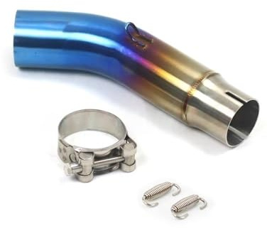 Tubo di scarico moto Marmitta per moto Slip-on, marmitta da, tubo di collegamento intermedio, modificata per pitbike, per GSR750, GSR 750 2011-2015(A1)