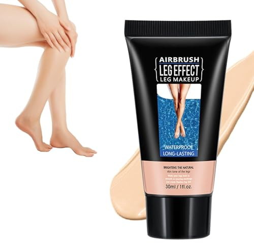 Lozione per il Trucco Delle Gambe Leg Makeup Concealer Fondotinta per Gambe Waterproof No Transfer Leg Makeup Lotion Fondotinta Copri Tatuaggi per il Trucco del Corpo (Colore della pelle chiara)