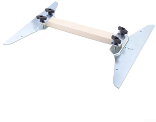 Feeshoppher Zinc Plated Steel Stair Tread Template Tool with Adjustable Angle and Length for Precise Measuring and Cutting in Construction, Remodeling, Shelving, and Drywall Project