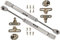 KOTARBAU® 2er Set Klappenbeschlag Gasdruckfeder 120 N Möbel Stoßdämpfer Küchenschrank Gasfeder Dämpfer Schranktür Softclose Türdämpfer Tür Dämpfung Silber Gasdruckdämpfer
