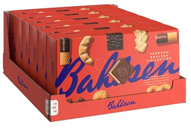Bahlsen Favourite Collection S, 6er Pack, Knusprige Gebäck- und Waffelmischung mit Vollmilch- und edelherber Schokolade (6 x 161 g / 966 g)