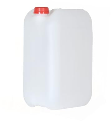 Garrafa 25 litros Boca Ancha ADR Homologada Gasolina Resistente Químicos Furgoneta Camper Camping Aire Acondicionado liquidos acidos deposito homologacion Transporte Productos peligrosos