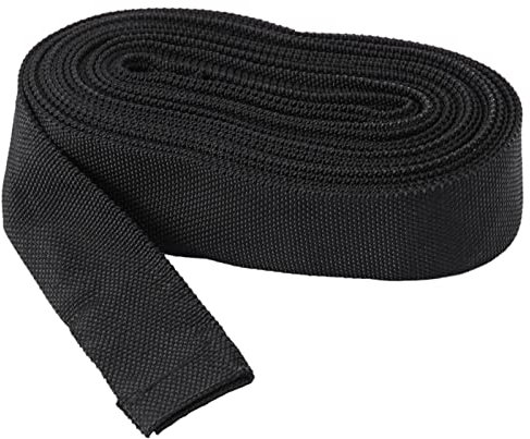 Nylon Protective Hose Sleeve Sheath Cable Cover Welding Tig Torch Hydraulic Hose, 1.25 ID, 10 Feet Length, Black