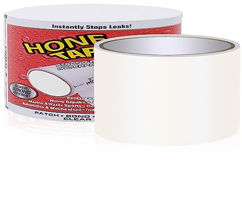 Rusoz Waterproof Repair Tape Clear,Underwater Repair Tape Strong Adhesive Sealant Tape Pipe Tape for Leaking Water Pipes 15mx5cm for Repairing Pipe or Container Cracks, Quick Stop Leaks