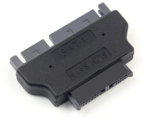 CY Adaptador Slimline SATA 7+6 CD-ROM de 13 pines a SATA de 2.5 pulgadas 7+15 adaptador de 22 pines