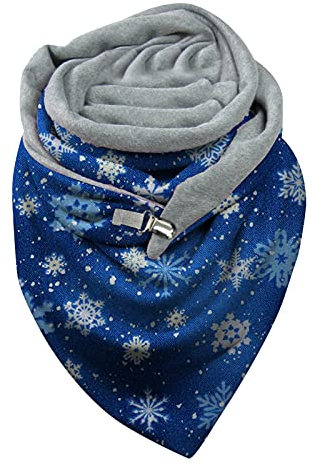 Damen Schal Elegant Kuschelig Halswärmer Schneeflocke Mit Schnalle Halstuch Warm Knit Lang Langes Tuch Chiffon Blumen Print Leinen Schal Party Loopschal Schal Aus Gaze Für Brautkleider、hochzeit