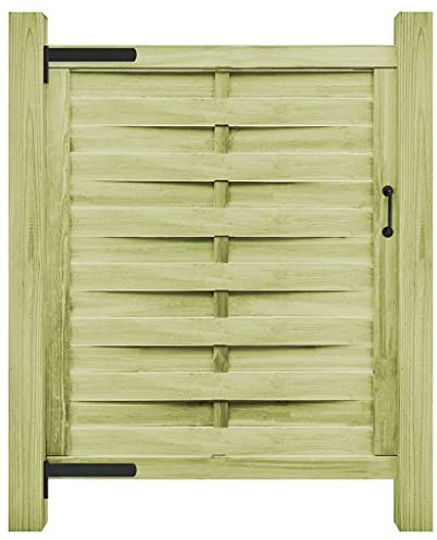 Portillon Bois de pin imprégné 100x125 cm Vert,Portillons-45310