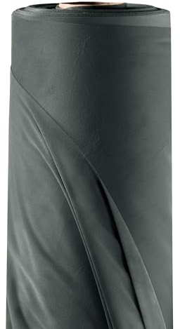 Filumi Velvet Fabric 118Inch (300cm) Wide Charcoal 1m Length by The metre for Sewing for Dressmaking Material for Curtains Blinds Garments Cushions Upholstery Furniture Covers