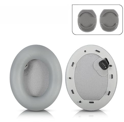 INF 1 Pair Replacement Ear Pads for Sony WH-1000XM4 - Artificial Leather & Soft Foam Cushions, Noise Reduction Comfort Long-Wear, Preserves Original Hi-Fi Sound Quality for Sony Headphones