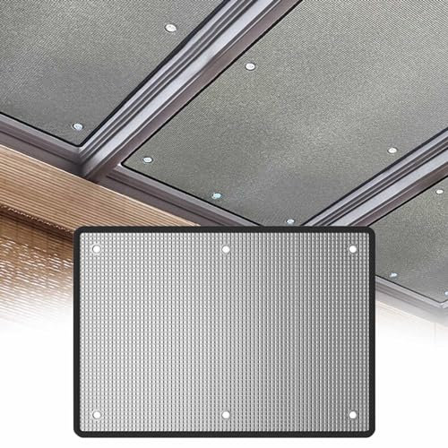 Película De Oscurecimiento Total, Película Aislante Antideslumbrante, Película De Papel De Aluminio, Película De Refrigeración para Ventanas, Película Ligera De Protección Solar,WxH-100x200cm/39x79in