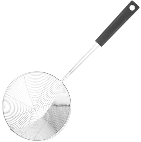 TOPBATHY Colador De Pasta De Acero Inoxidable Espumadera Para Cocinar Escurridor De Fideos y Verduras Con Malla Fina Colador Manual Para Uso Cocina