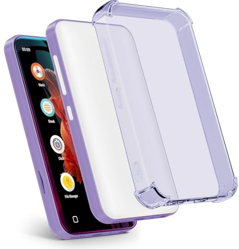 Aippdo Case for innioasis G1 G3 Mp3 Player,TPU Clear Cover for Mp3 Player Anti-Scratch Shock Absorption 4.0 inch Case Crystal Clear.