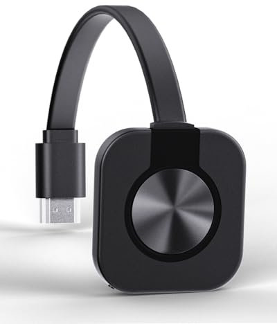 Wireless HDMI Display Adapter,2.4/5GHz Wireless HDMI Transmitter,4K HDR Display Dongle Wifi Adapter Support Miracast/DLNA/Airplay for Android/IOS/Windows/Mac OS/HDTV/Monitor/Projector