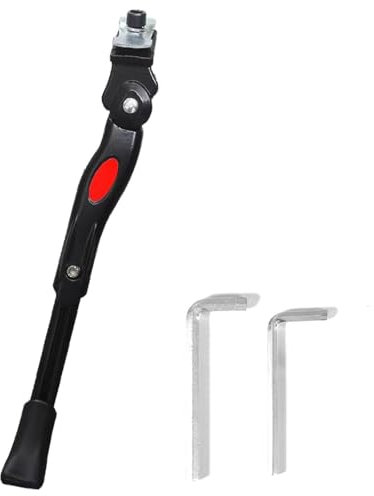 yeemeen Fahrrad Ständer,Stabil Fahrradständer,Seitenständer Fahrrad Universal,Fahrrad Ständer Aluminiumlegierung mit Rutschfestem Gummifuß & Inbusschlüssel für Fahrrad Mountainbike Rennrad