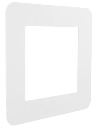 CANIGHT Schalterabdeckungsaufkleber Aus Acryl Schalterschutz Für Lichtschalter Dekorative Wandplatte Weiße Schalterrahmen Werkzeuglose Installation Elegantes Design Für Steckdosen