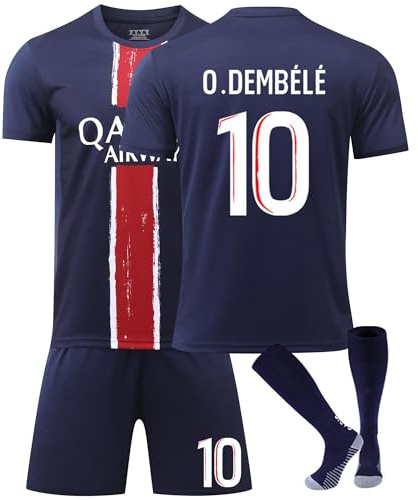 Generisch Fußball Trikot Fußballt Hause/Auswärts Fußballtrikot für Kinder Herren Jungen Fussball Jersey Football Trikots Sportshirt Junge Football Training T-shirts
