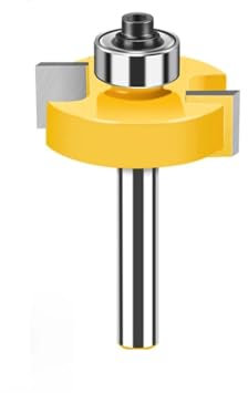 Juego de fresas for ranuras en T de 8 mm, 1/5/10 unidades, con vástago de 8 mm, for ranurar en T, herramienta for trabajar la madera de varias profundidades.(8mmx31.7mmx12mm)