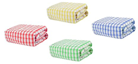 AUTSUPPL 4pcs Dish Towels Absorbent Kitchen Washing Towel Cleaning Cloth for Dish Cloth Window Glass Rags
