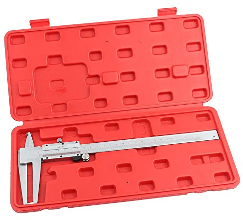 Calibradores Vernier de ranura interior de doble garra profesionales de acero al carbono, calibrador de ranura interior con procesamiento de molienda fina, grabado para (9-200 mm)