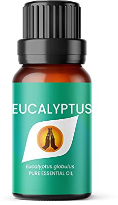 Eucalyptus Essential Oil, 10ml | Essential Oils Fragrance for Diffuser for Home, Candle Making, Cleaning, humidifier, Spider, Steam/Bath | Pure, Natural, Vegan, Made in UK