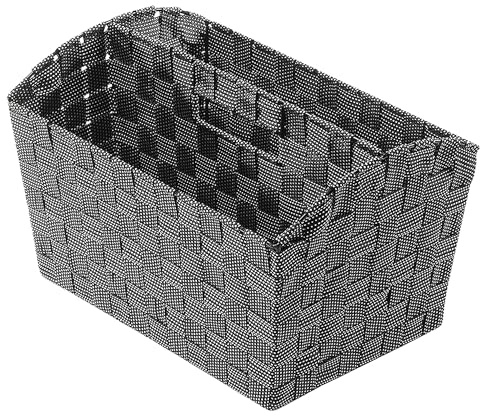 Kobolo Zeitungskorb aus Nylon 35x25x22 cm Black Snow