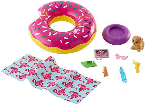 Barbie Möbel-Spielset Outdoor mit Donut-Schwimmring