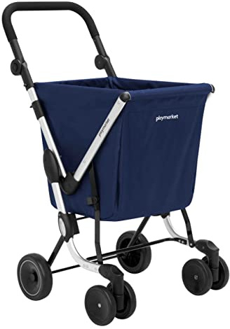 Playmarket Carro de la Compra We Go Basic, 97 cm, 50 Litros, Color Azul (Navy)