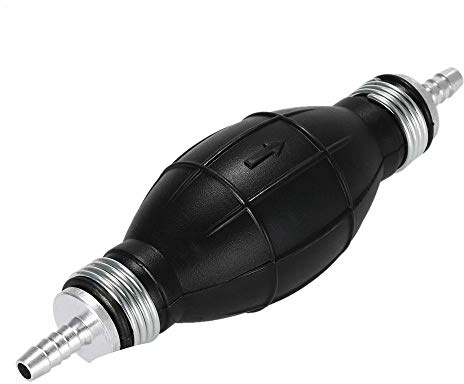Milai 8mm Poire D'Amorcage Carburant Pompe à Main Électrique Inline Bateaux Alliage Gasoil Essence Diesel Pump,Universelle Pump,Huile, Eau,Pompe de transfert,Automobile,Jardin, Voiture